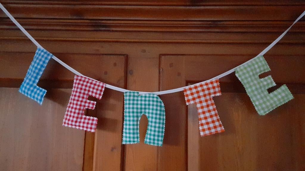Letter vlaggenlijn, Ophalen of Verzenden, Nieuw, Versiering, Verjaardag