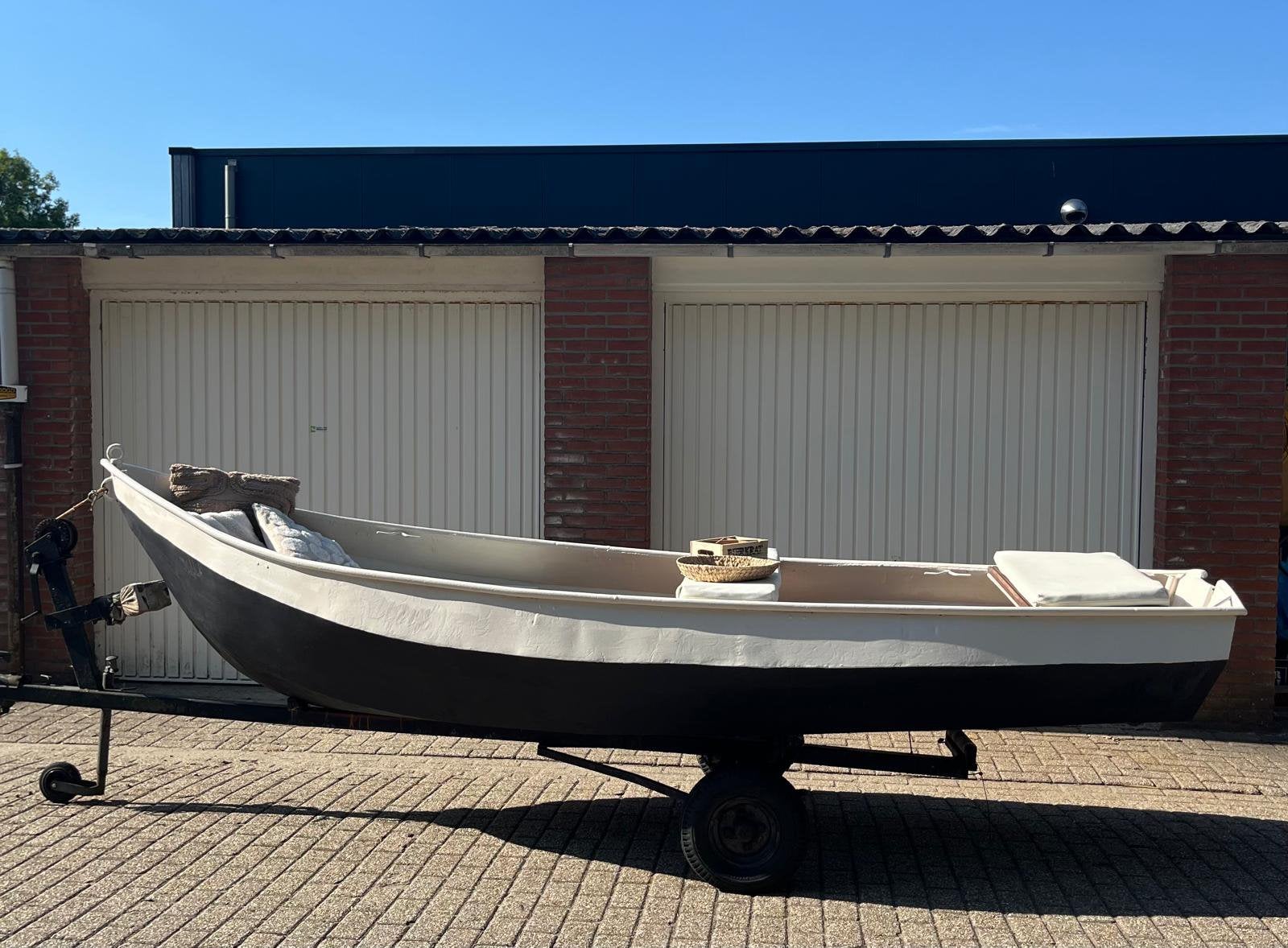 Stalen sloep - Vaarklaar, Watersport en Boten, Ophalen, Gebruikt, Vlet, Buitenboordmotor