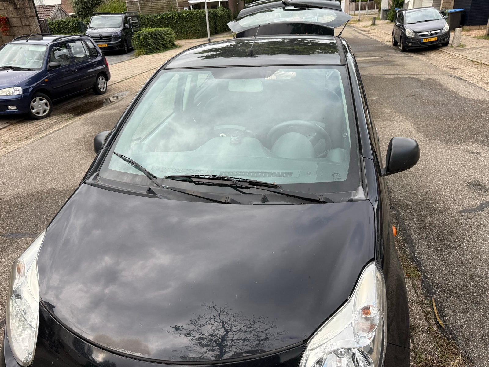 Suzuki Alto 1.0 2012 Zwart Airco 5 deurs afstandsbediening, Voorwielaandrijving, Stof, 200 kg, 4 stoelen