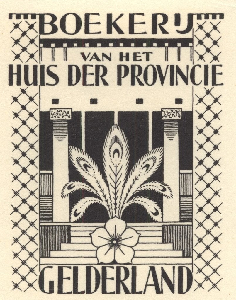 0368 Ex Libris Nederland : Thijs Mauve, 1961, Verzenden, Ex libris