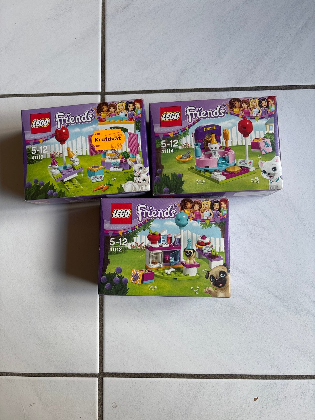 Lego Friends Dierenverzorging Sets (41112, 41113, 41114), Kinderen en Baby's, Lego, Friends, Ophalen of Verzenden, Zo goed als nieuw