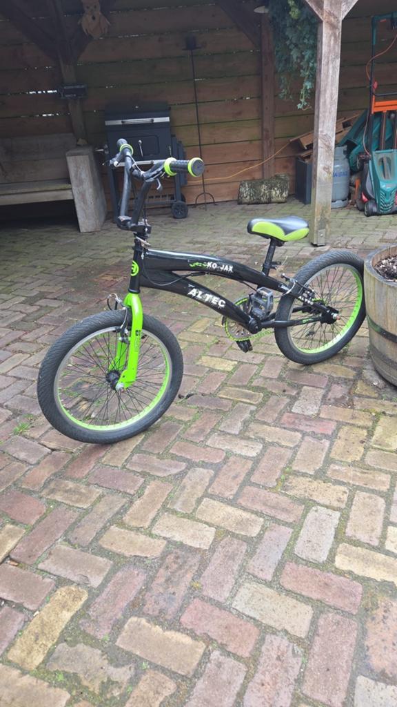 Leuke Altec Ko-Jax BMX fiets - Zwart/Groen, Ophalen of Verzenden