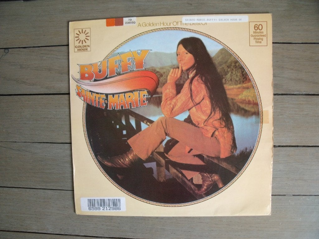 Buffy Sainte-Marie - Golden Hour of the best of, LP, Gebruikt, Ophalen of Verzenden, 12 inch