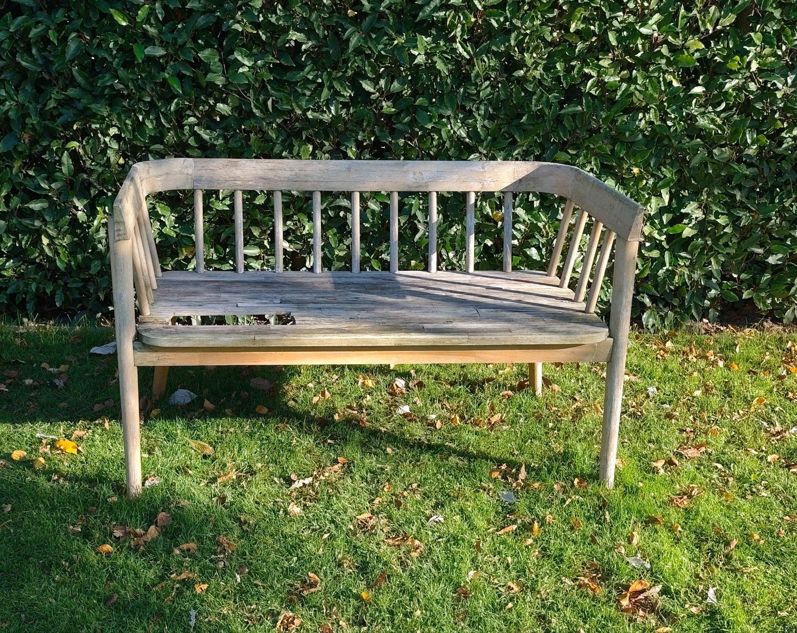 twee persoons TUIN BANKJE  gratis af te halen, Ophalen, Gebruikt, Hout