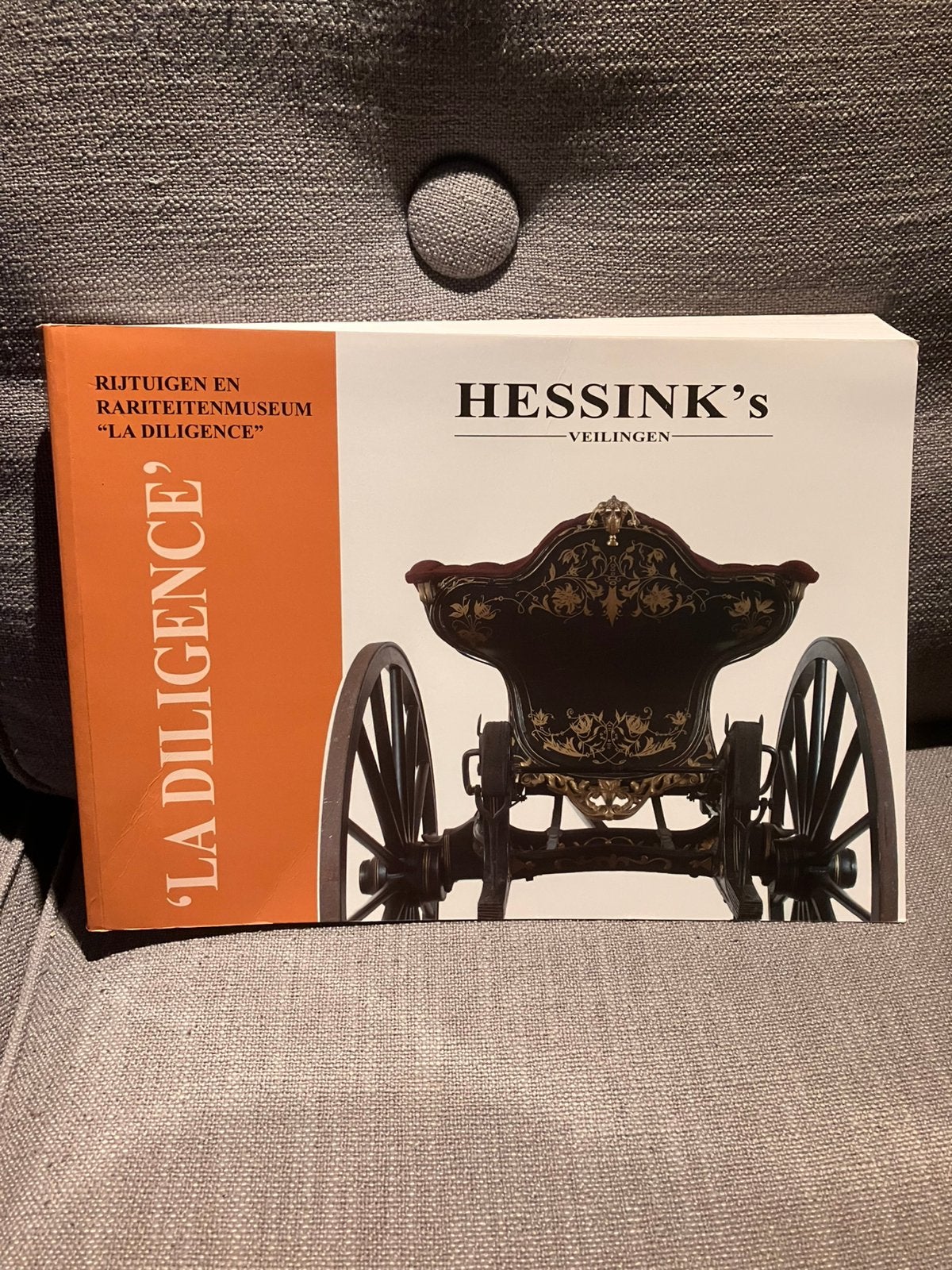 veilingcatalogus la diligence rijtuigen koetsen rijtuig, Ophalen of Verzenden, Gelezen, Overige vervoermiddelen
