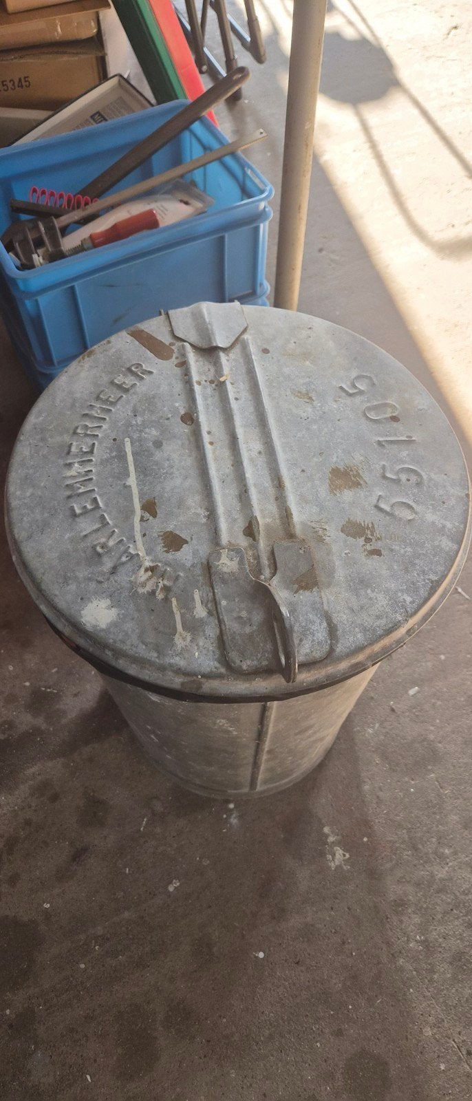 Vintage Vuilnisbak Haarlemmermeer - Uniek Decoratiestuk, Ophalen