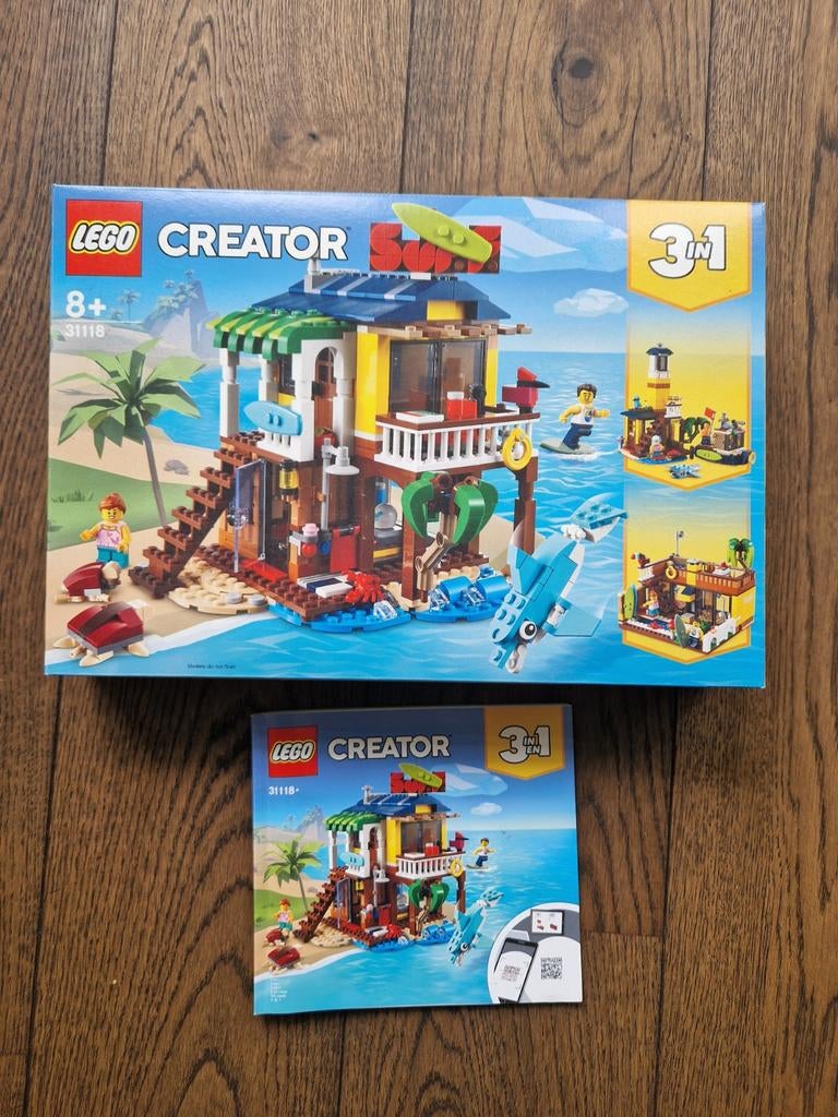 LEGO Creator 31118 Strandhuis 3-in-1 - Zo goed als nieuw, Compleet, Lego, Ophalen of Verzenden, Zo goed als nieuw