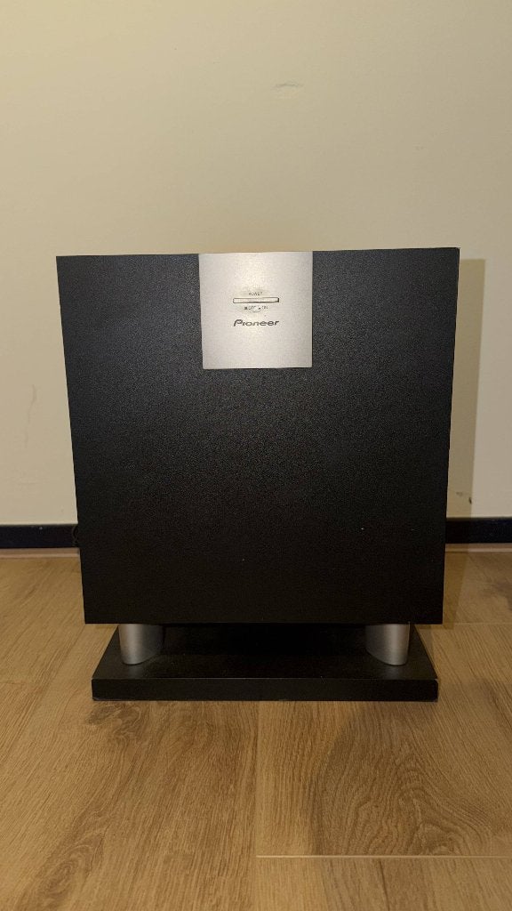 Pioneer S-W110S actieve subwoofer, Audio, Tv en Foto, Luidsprekers, Subwoofer, Zo goed als nieuw, Pioneer, Geschikt voor surround/home cinema