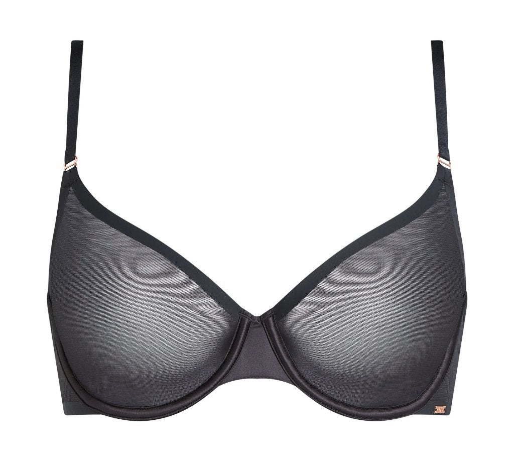 Hunkemoller zwart mesh bh beha Noir Collectie maat 80E, Kleding | Dames, Hunkemöller, Ophalen of Verzenden, Zwart, BH