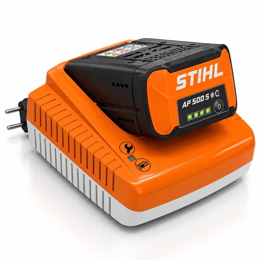 Stihl accu AP 500s  + oplader | ZGAN 379.99, Tuin en Terras, ., Ophalen of Verzenden, Zo goed als nieuw, .
