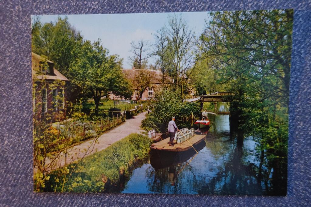 Giethoorn. Melkvervoer, Ophalen of Verzenden, 1960 tot 1980, Ongelopen, Overijssel