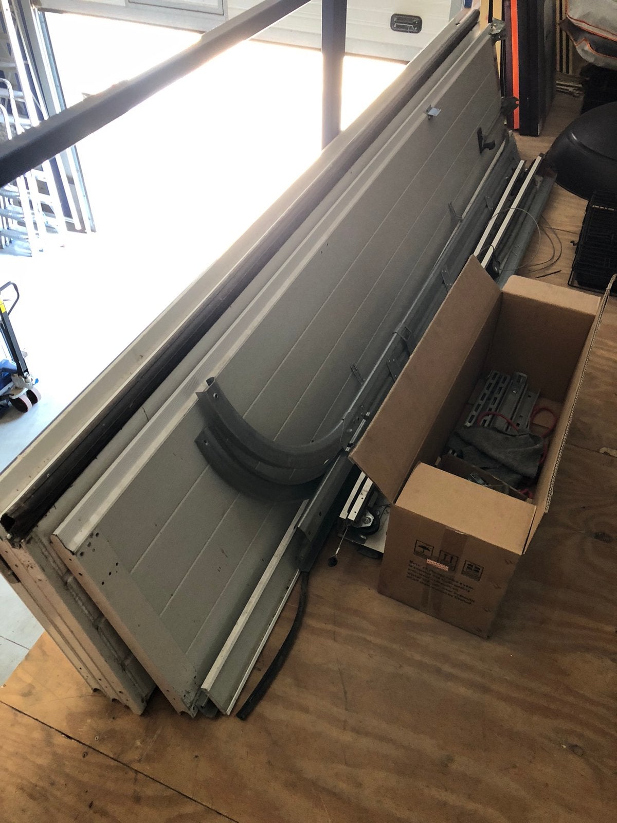 Sectionaal deur Hörmann garage deur, Doe-het-zelf en Verbouw, Deuren en Horren, Ophalen, Gebruikt, 120 cm of meer, Garagedeur