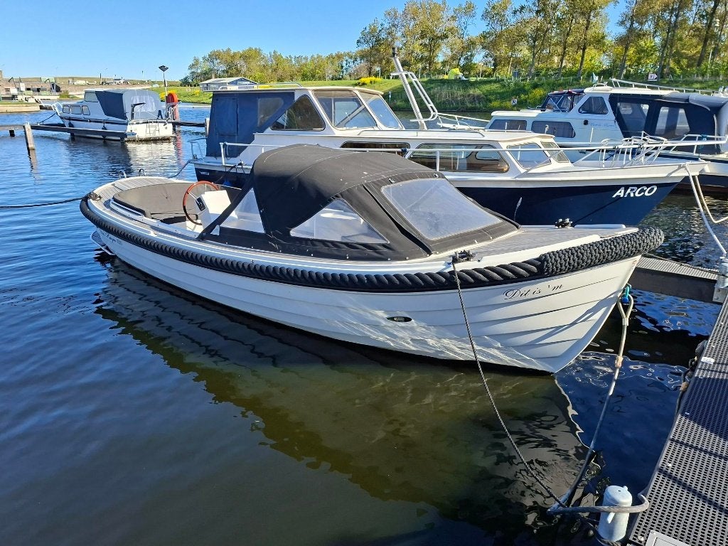 Sloep Oud Huijzer 720, Watersport en Boten, Ophalen, Binnenboordmotor, 80 cm, Polyester