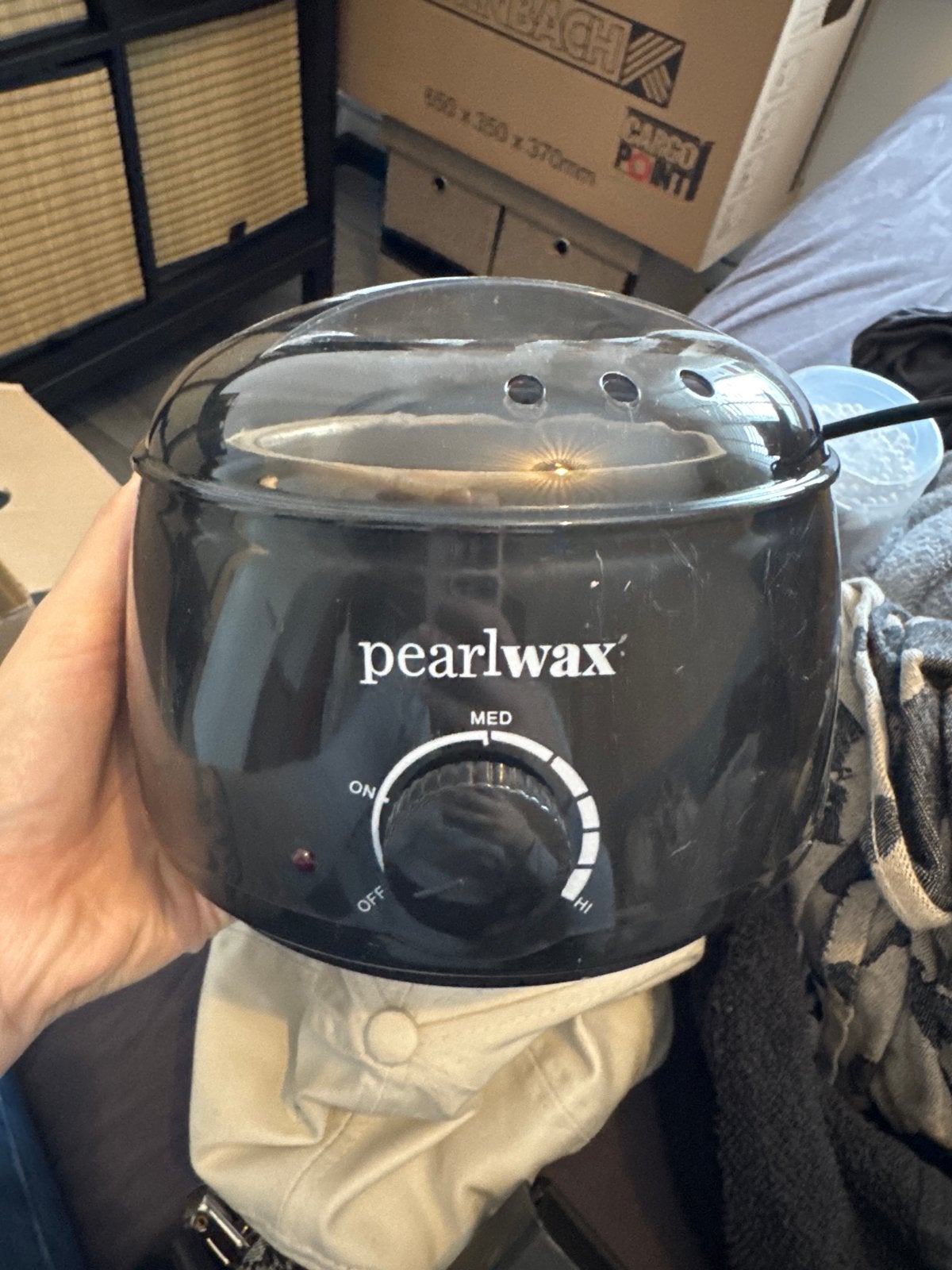 Pearlwax waxapparaat met toebehoren - slechts 1x gebruikt, Ophalen, Zo goed als nieuw, Overige typen