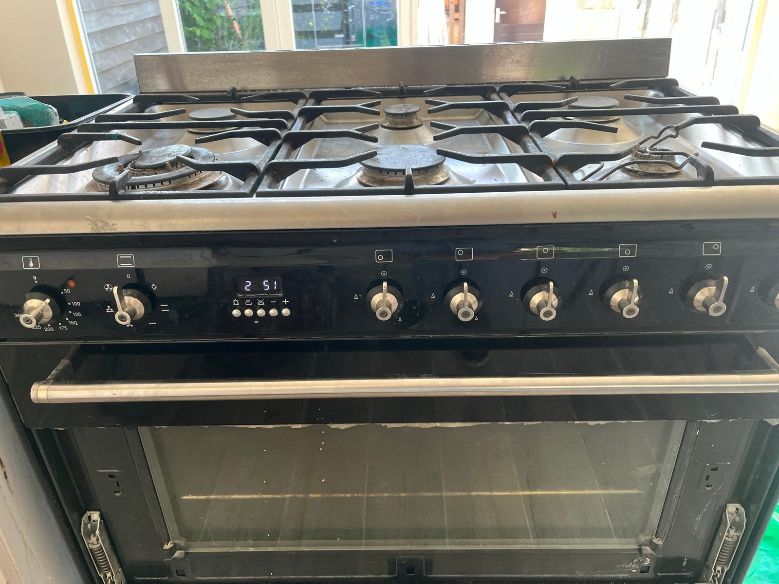 Smeg gasfornuis met oven - 6 pits (5 werkend), oven defect, Witgoed en Apparatuur, Fornuizen, Ophalen, 60 cm of meer, Zo goed als nieuw