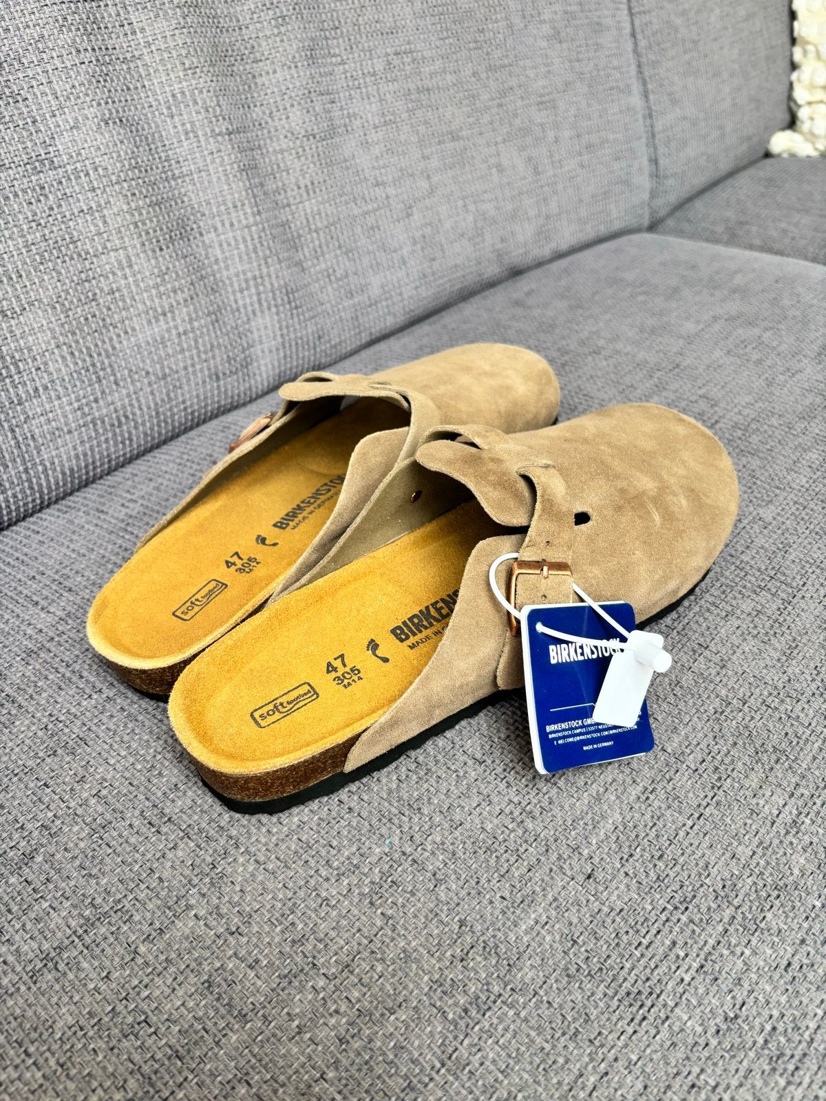 Gloednieuwe Birkenstock maat 47, Slippers, Bruin, Nieuw, Ophalen of Verzenden