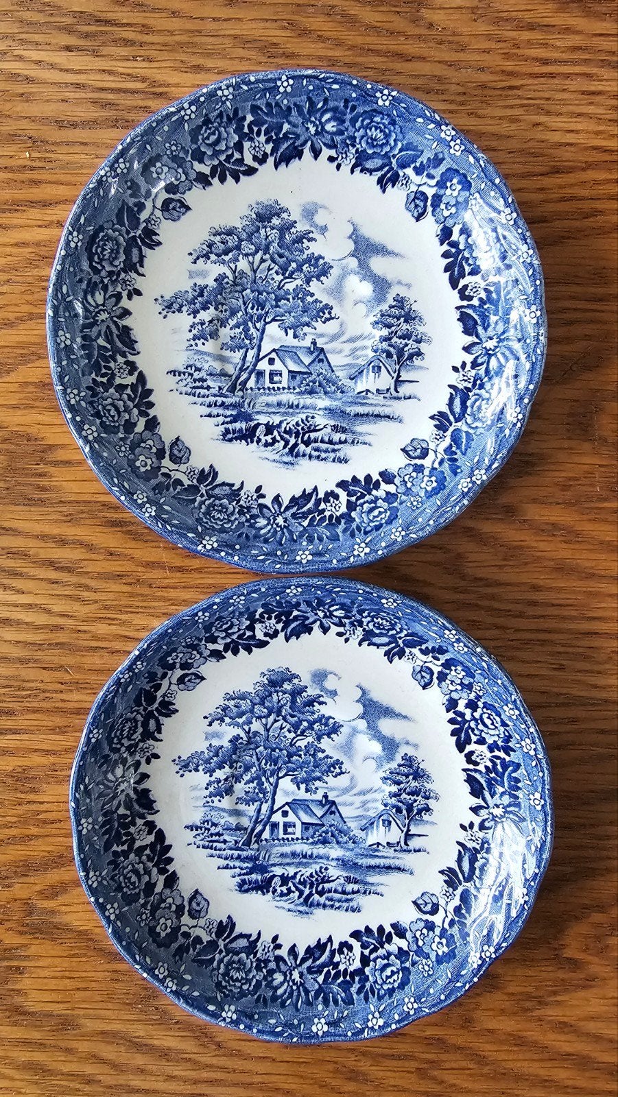 Niet duur! 2x W.H. Grindley & Co. Country Style Staffordshir, Antiek en Kunst, Ophalen of Verzenden