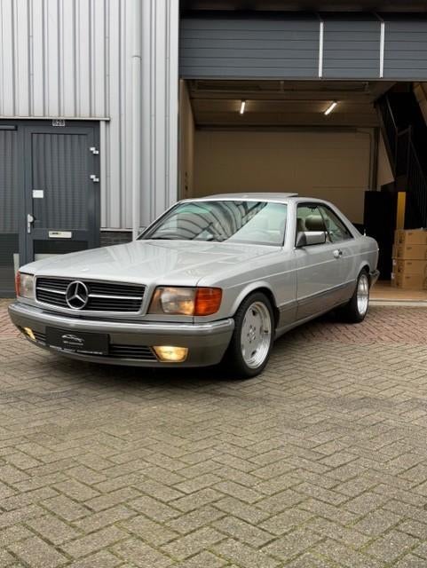 Mercedes-Benz Mercedes S-Klasse 500 SEC 1986 Grijs, Auto's, Mercedes-Benz, Achterwielaandrijving, 4 stoelen, Leder, Bedrijf