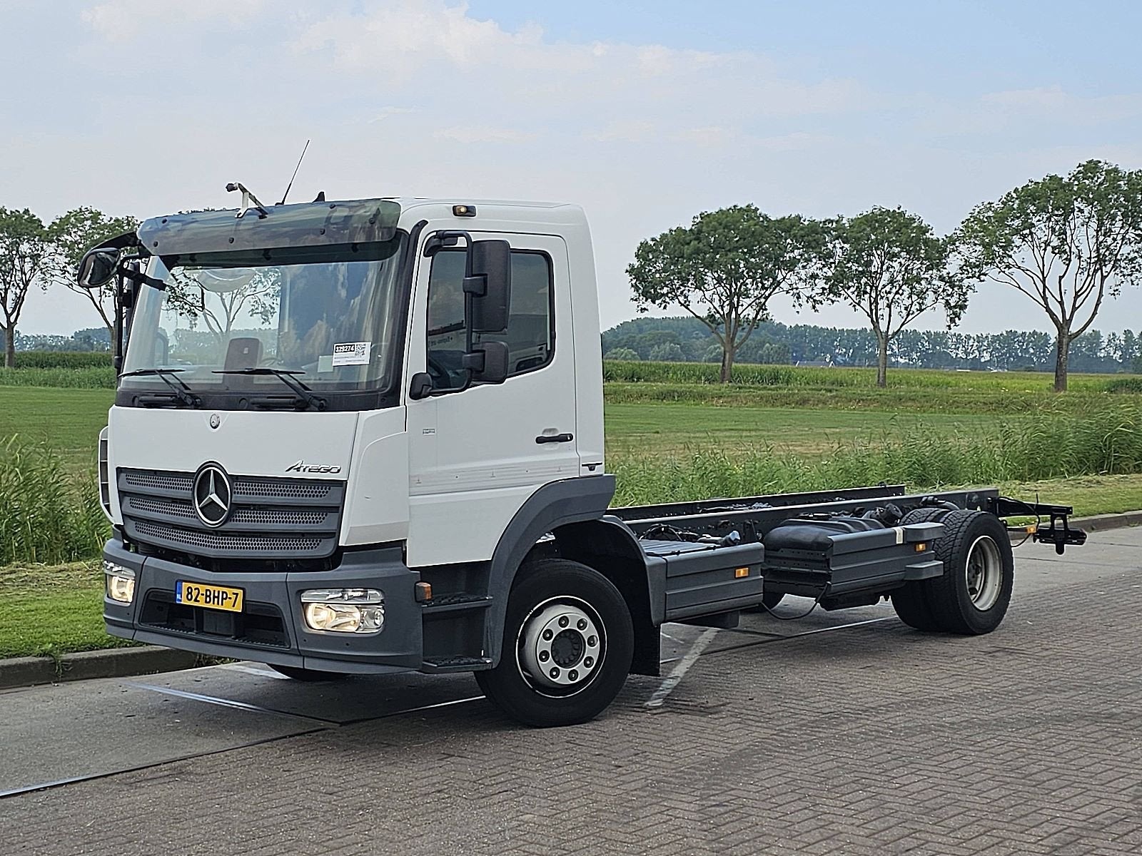 MERCEDES-BENZ ATEGO 1218 airco only 140.000km, Auto's, Automaat, Euro 6, 179 pk, Wit