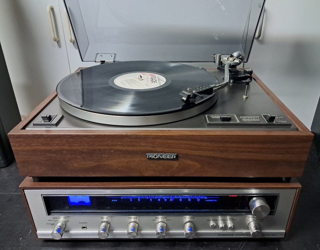 PIONEER RETRO INSTALLATIE SX 300 EN PL12D II, Ophalen, Gebruikt, Tuner of Radio, Losse componenten