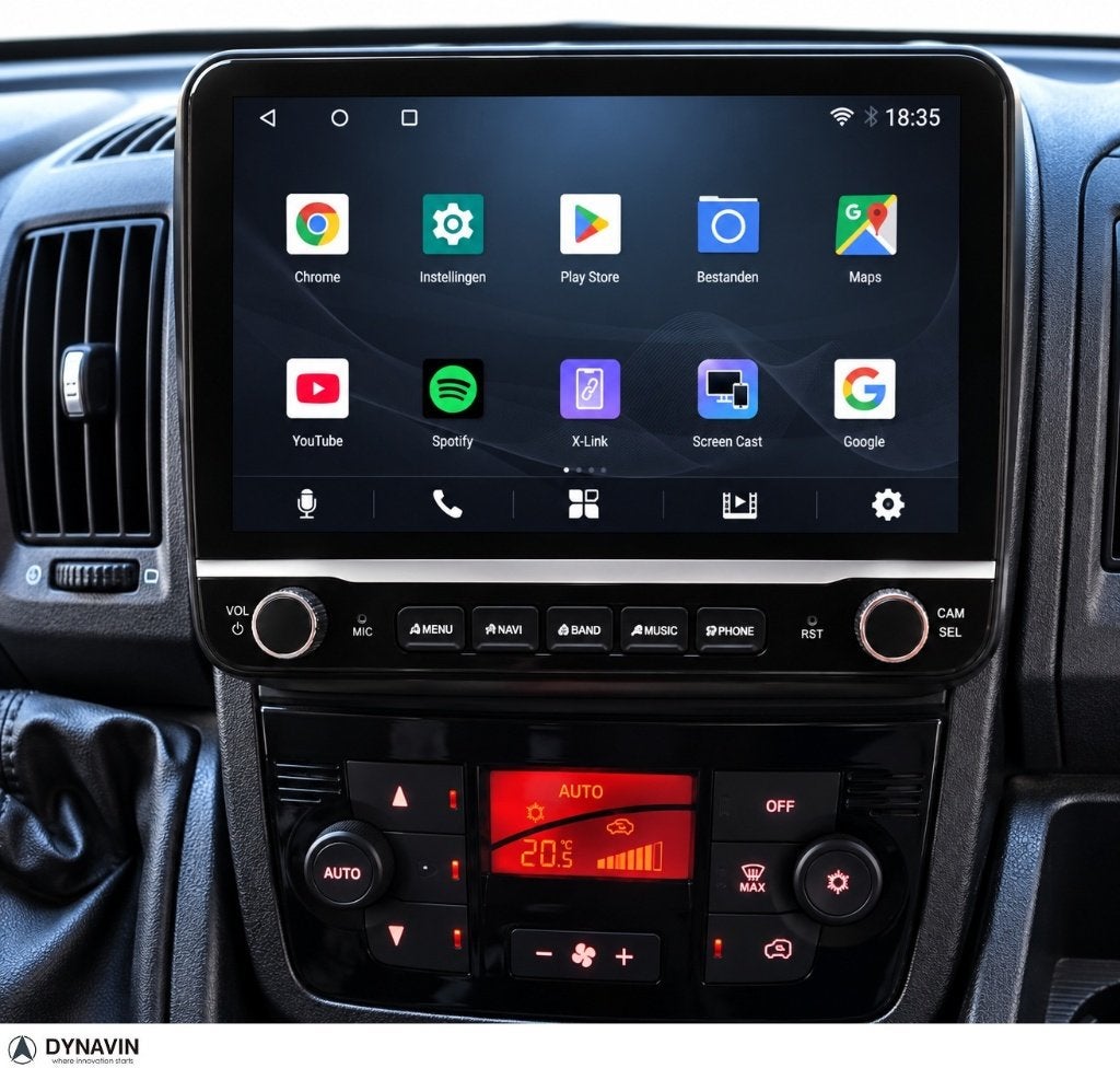 camper autoradio navigatie fiat ducato carplay android 16, Ophalen of Verzenden, Dynavin, Verkoop@inbouwnavigatie.com, Oberonweg 262 3208pg