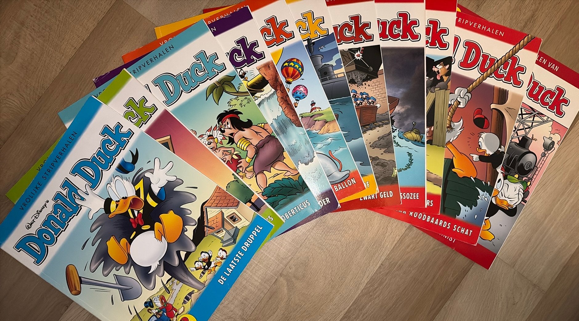 Vrolijke stripverhalen Donald Duck diverse nummers, Meerdere comics, Ophalen of Verzenden, Gelezen, Europa