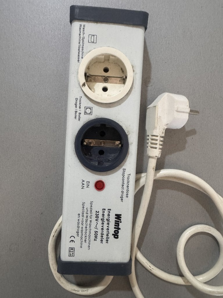Wintop Energieverdeler voor Wasmachine en Droger., Ophalen, Zo goed als nieuw