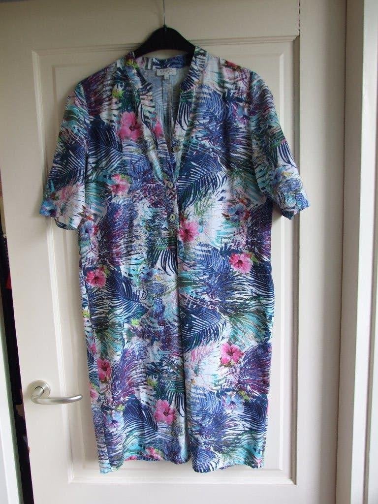 Erfo zgan frisse kleuren jurk maat 38, Maat 38/40 (M), Meerkleurig, Erfo, Ophalen of Verzenden