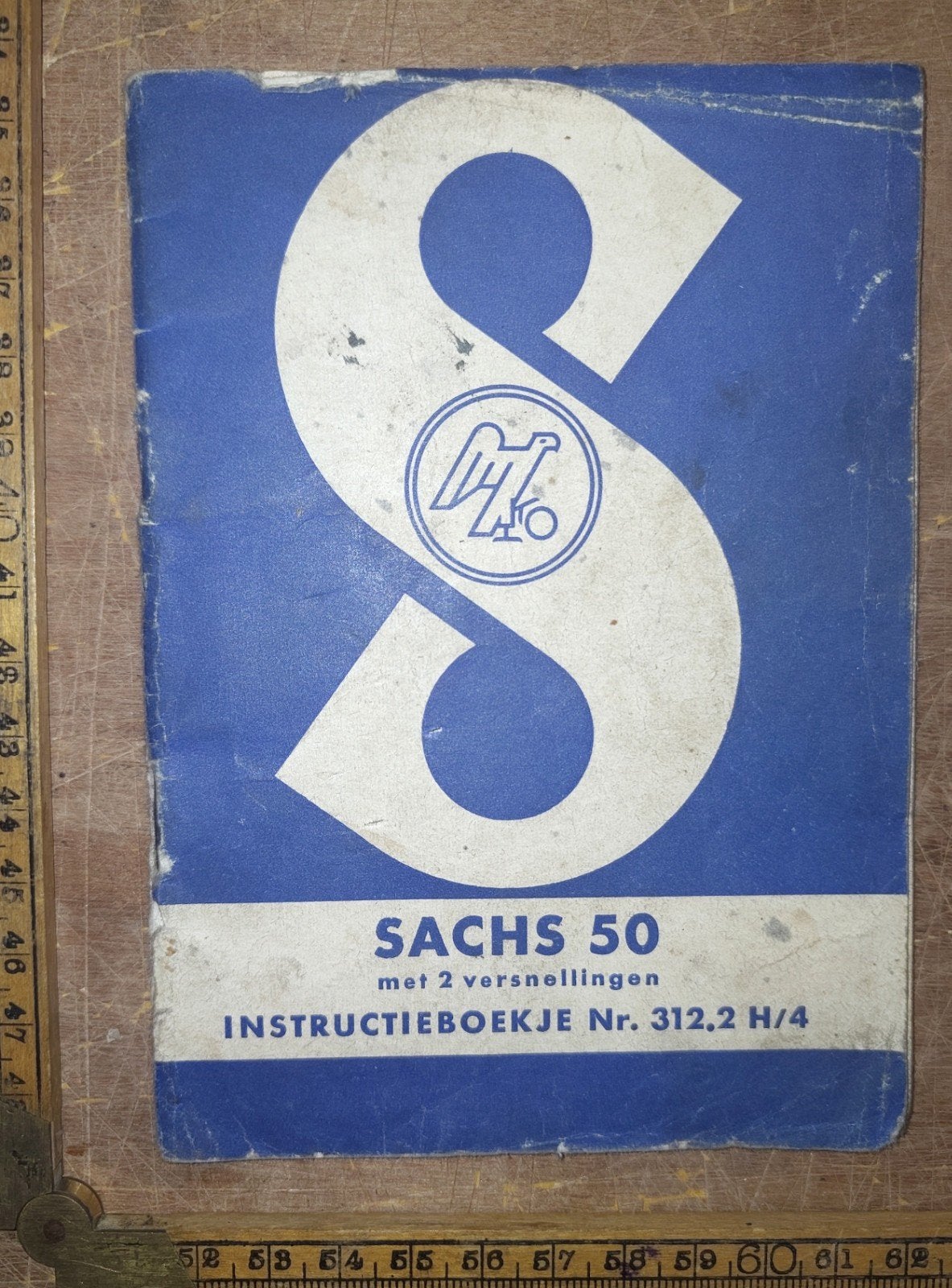 Instructieboekje Sachs 50/2  1960, Ophalen of Verzenden, Gebruikt