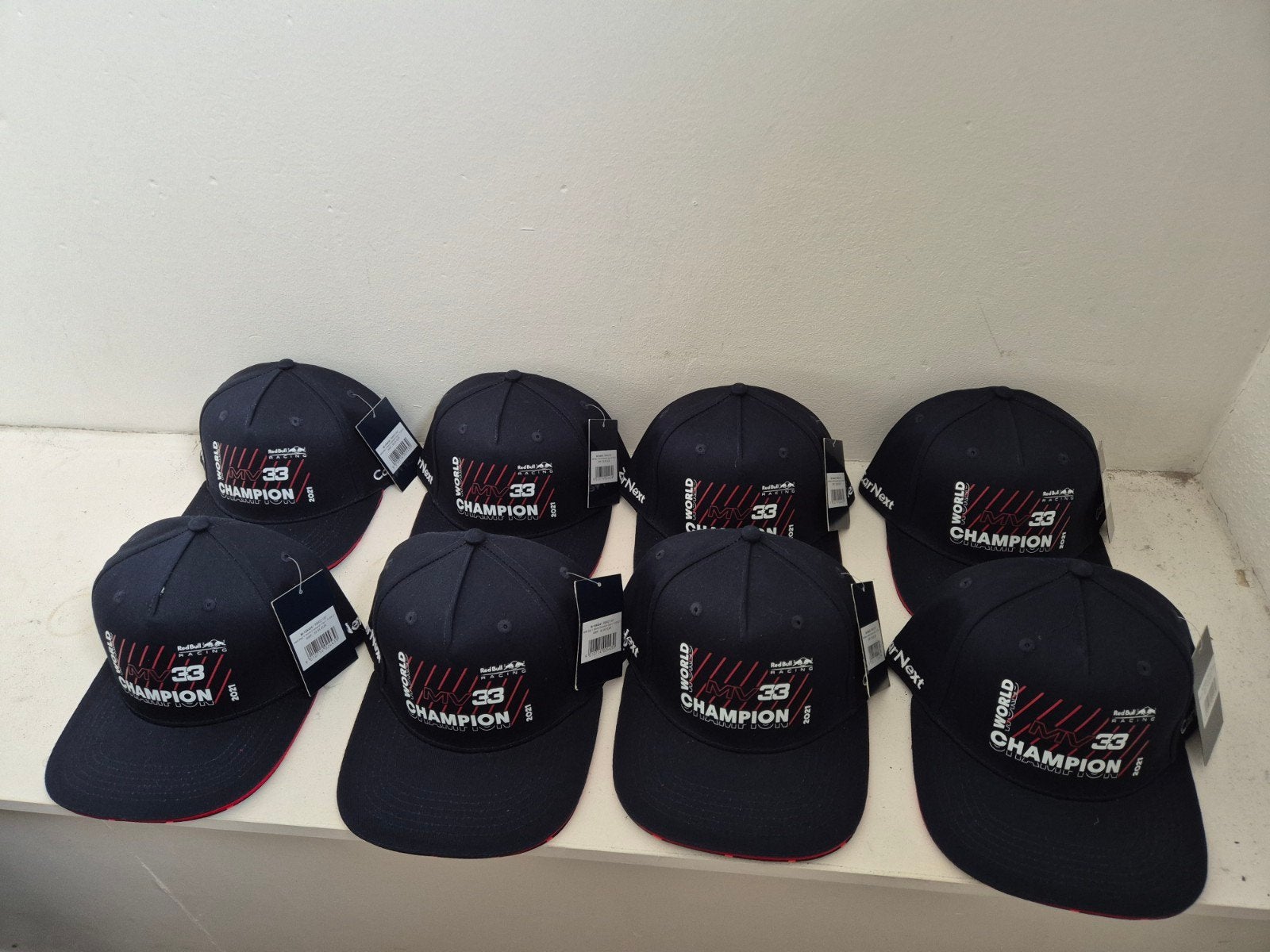 7X MAX VERSTAPPEN WORLD CHAMPION CAP PET 2021 ABU DHABI NEW, Ophalen, Nieuw, One size fits all, Pet