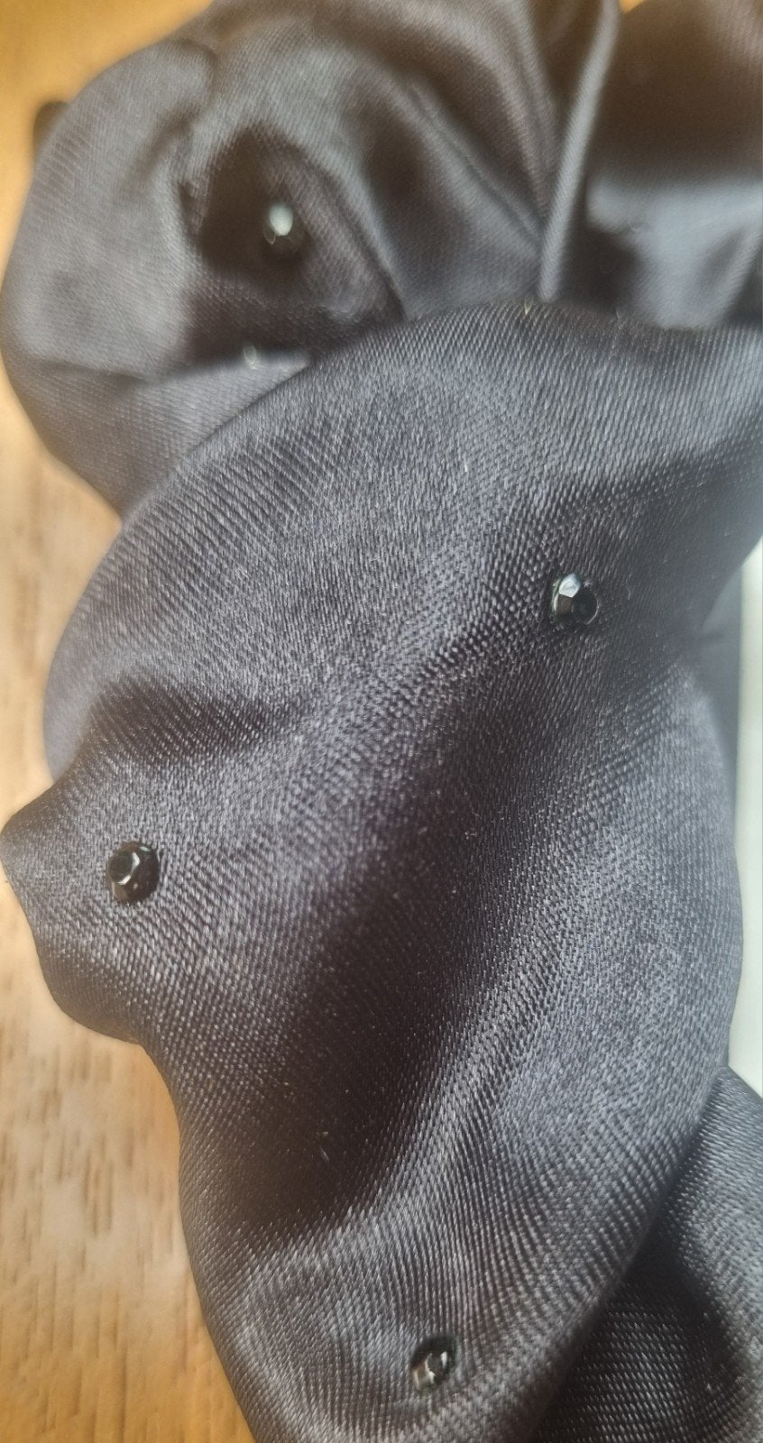 Nieuwe zwarte scrunchie m strass, Ophalen of Verzenden, Nieuw
