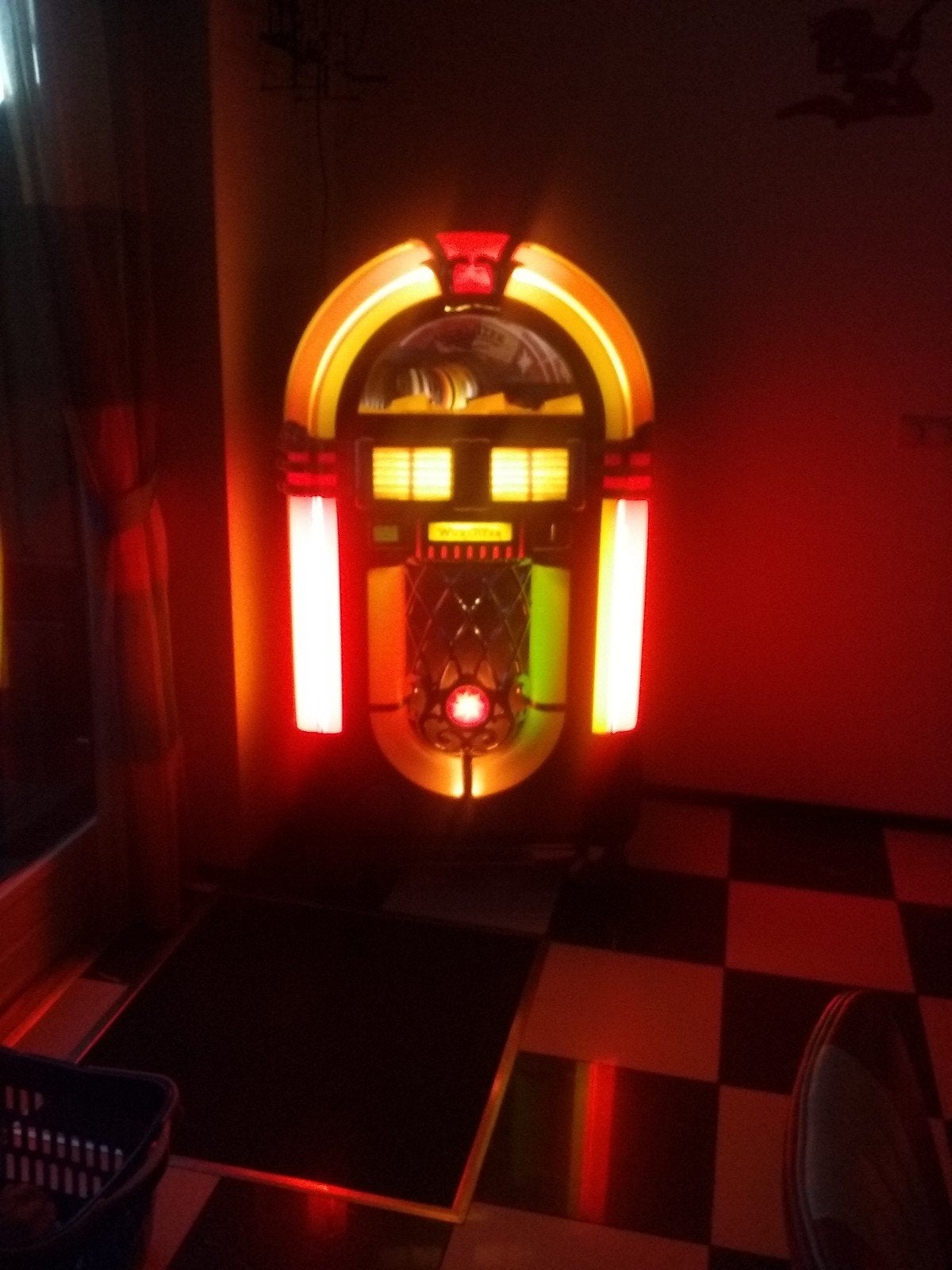 Wurlitzer jukebox &tokheim benzinepomp, Ophalen, Zo goed als nieuw, Wurlitzer