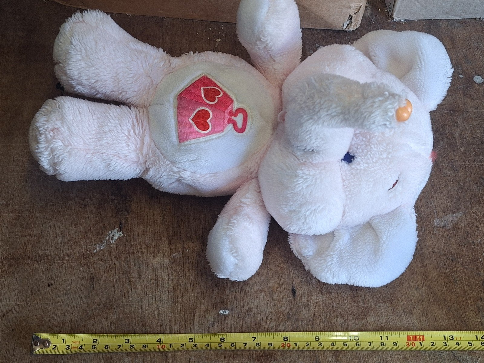 Vintage Care Bears Olifant Knuffel uit jaren 80, Gebruikt, Overige merken, Overige karakters, Ophalen of Verzenden
