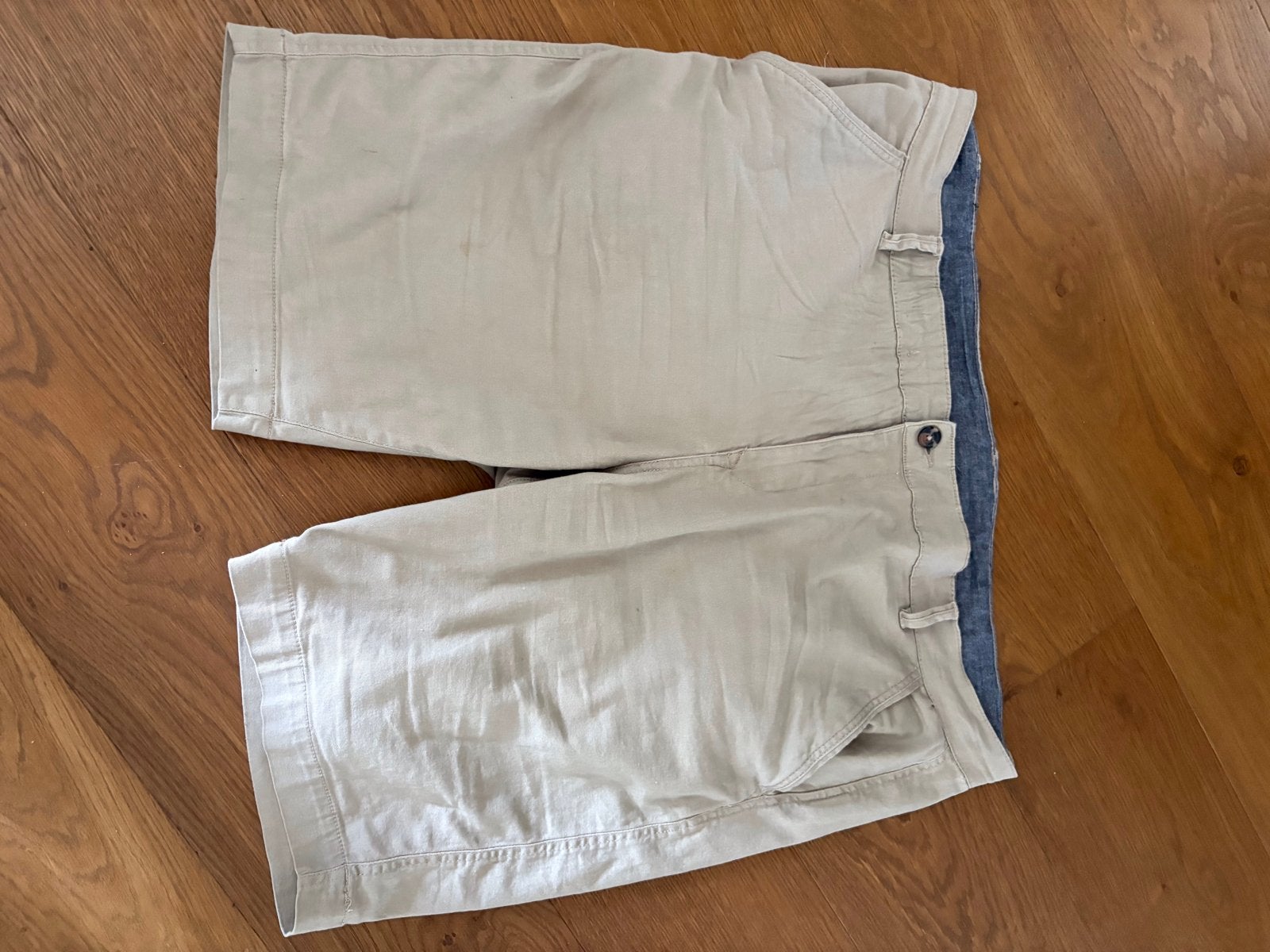 Mooie nette luchtige bermuda shorts korte broek XXXL katoen, Verzenden, Zo goed als nieuw, Overige maten, Beige