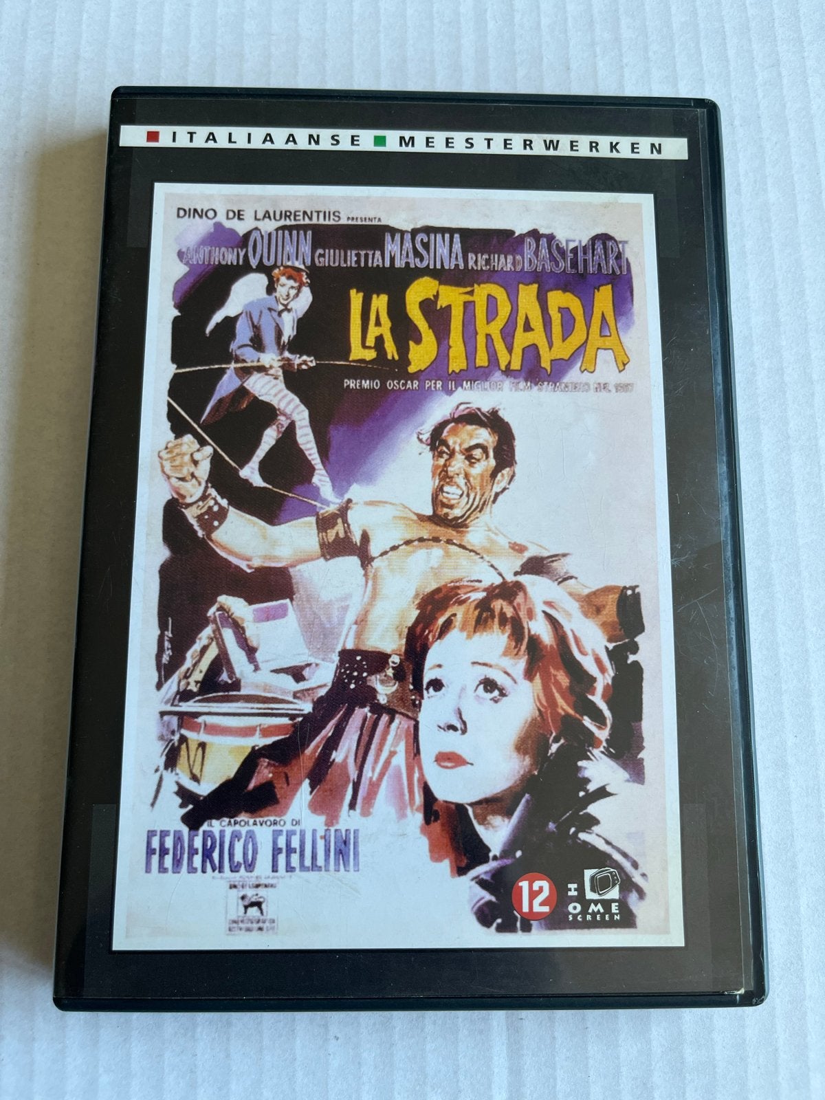 La Strada DVD - Klassieker van Federico Fellini, Gebruikt, Historisch of Kostuumdrama, Nederlands, Ophalen of Verzenden