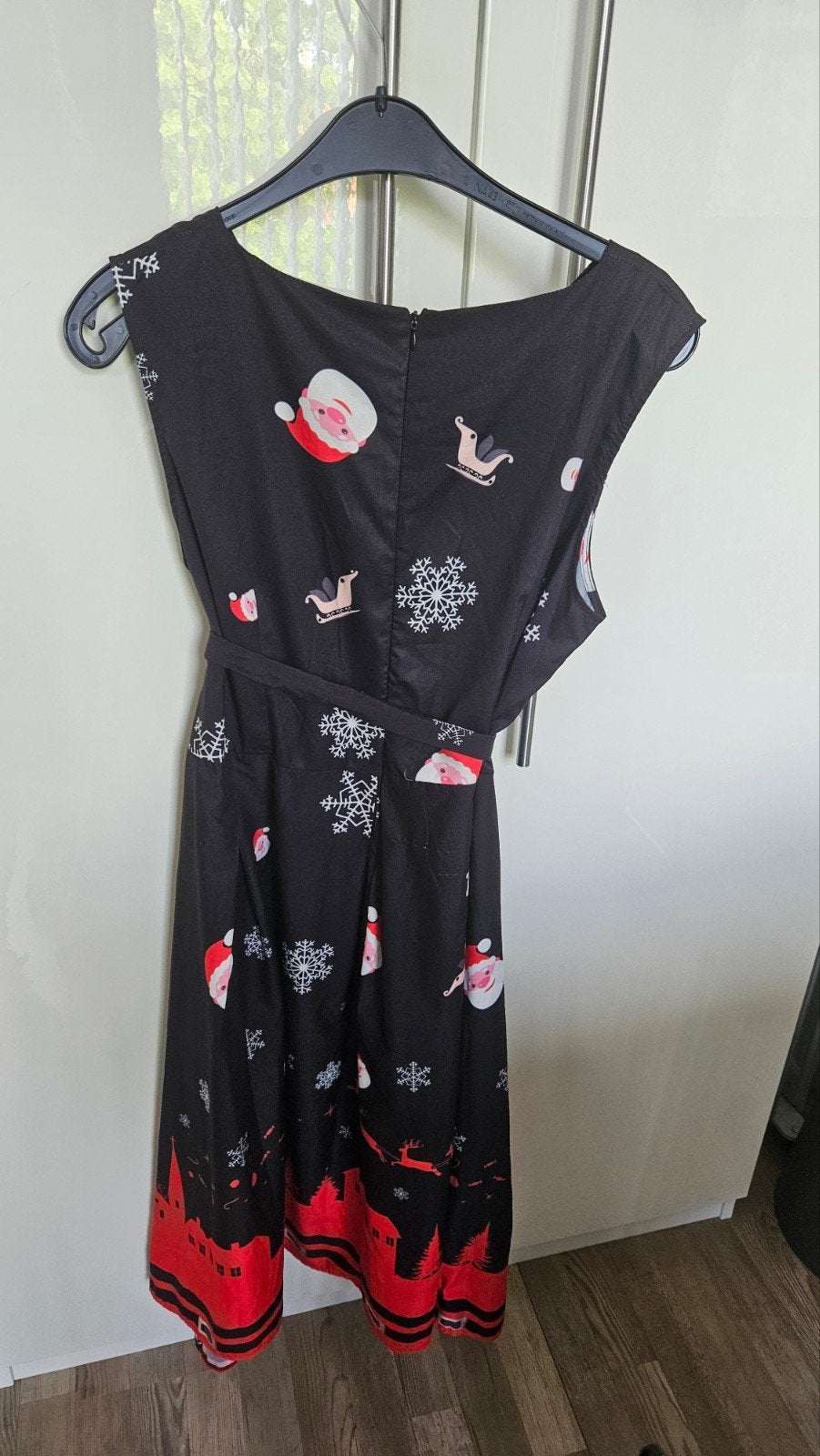 Leuke kerstjurk in maat M, Kleding | Dames, Maat 38/40 (M), Zwart, Ophalen of Verzenden, Gedragen