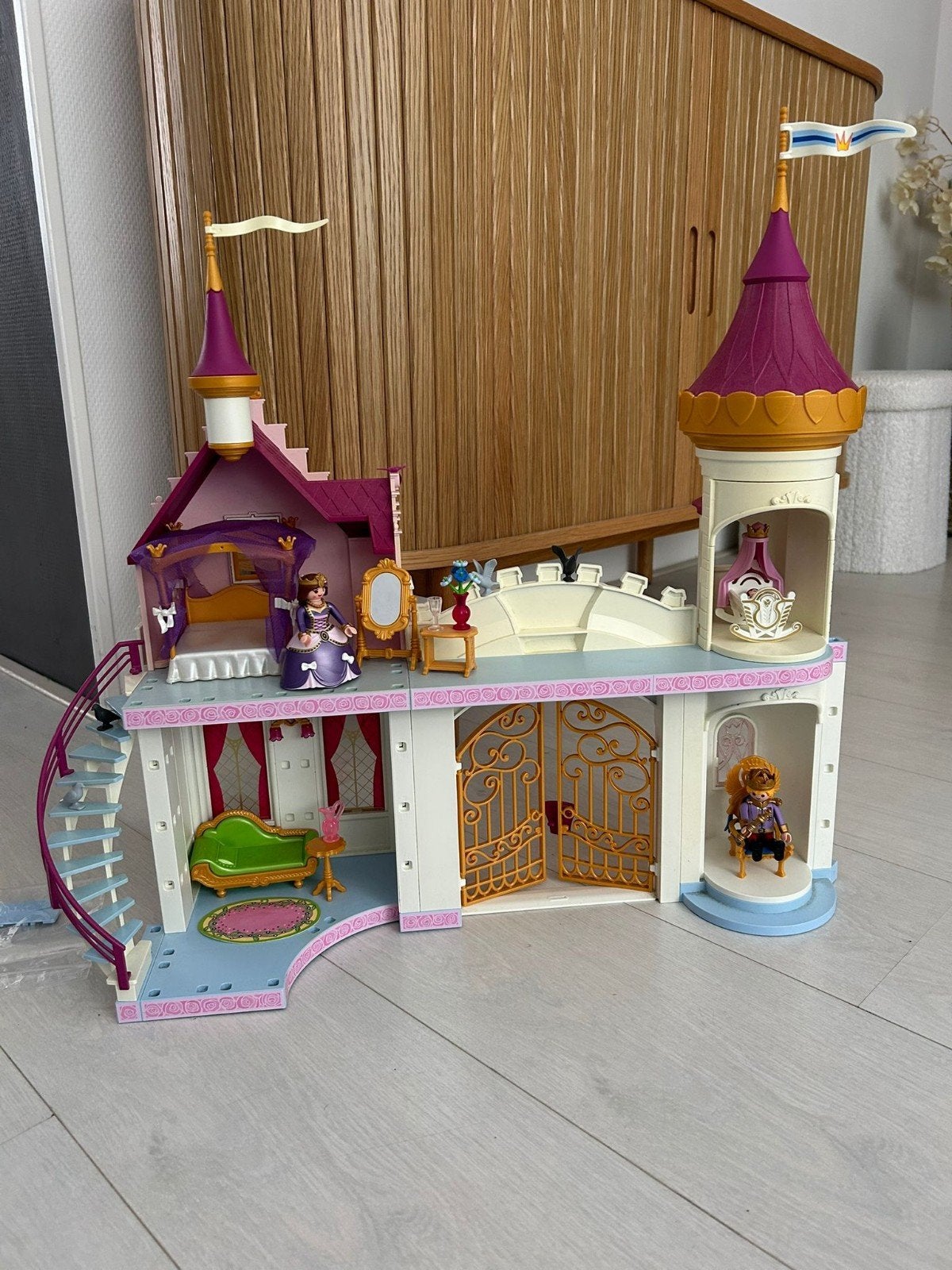 Playmobil Prinsessenkasteel met Meubels en Figuren, Ophalen of Verzenden, Zo goed als nieuw, Poppenhuis
