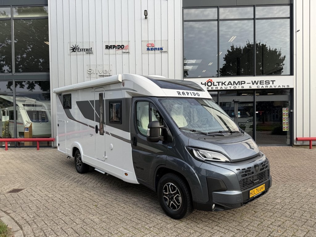 Rapido C 66 Optimum Line 7m lang, face to face, Caravans en Kamperen, Automaat, Raamblindering, Fiat, Tot en met 2