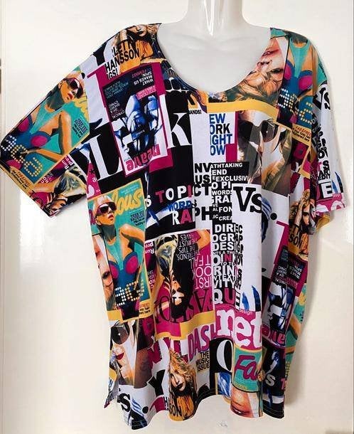 Magna top maat 50, Kleding | Dames, Grote Maten, Ophalen of Verzenden, Zo goed als nieuw, Overige kleuren, Shirt of Top