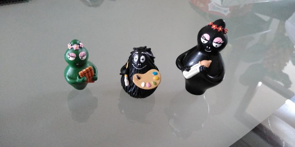 2 barbapapa figuren van plastoy, Verzamelen, Ophalen of Verzenden, Zo goed als nieuw