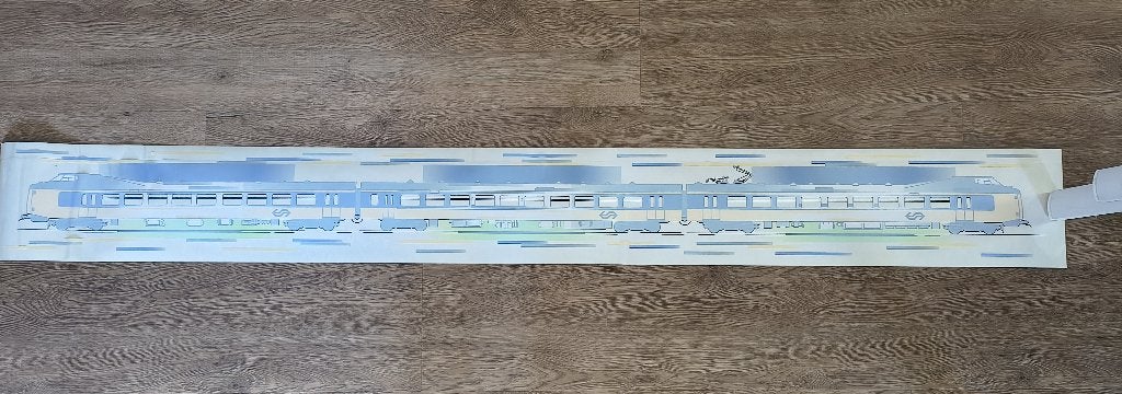 Raamsticker Nederlandse Spoorwegen van intercity, Verzamelen, Ophalen, Nieuw, Trein, Overige typen
