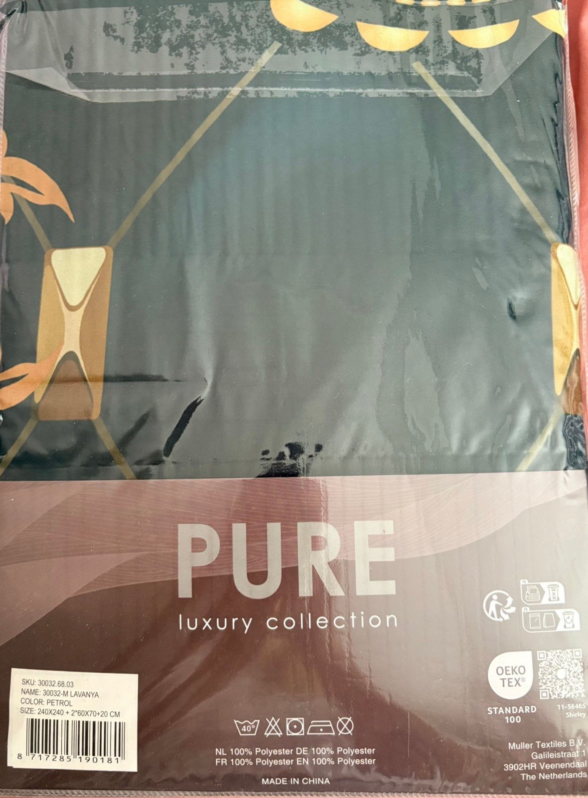 Nieuwe dekbed overtrekset pure vlinders lits jumeaux, Tweepersoons, Ophalen of Verzenden, Groen, Deken of Dekbed