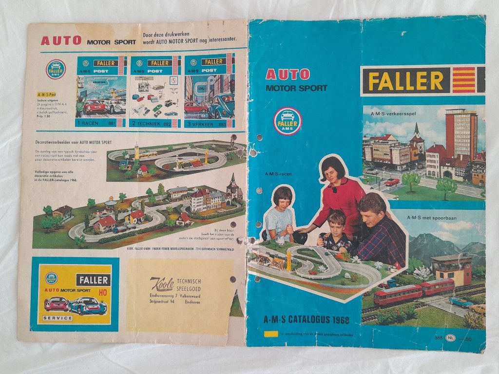 Faller AMS folder, Overige merken, Ophalen of Verzenden, Elektrisch, Racebaan