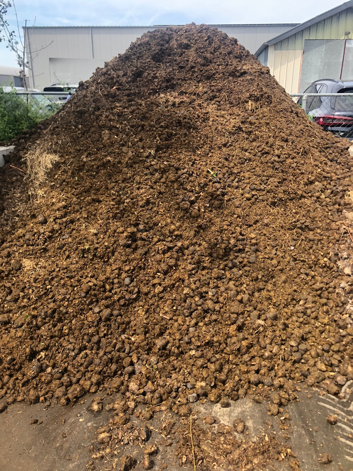 Gratis paarden mest, Ophalen, Compost