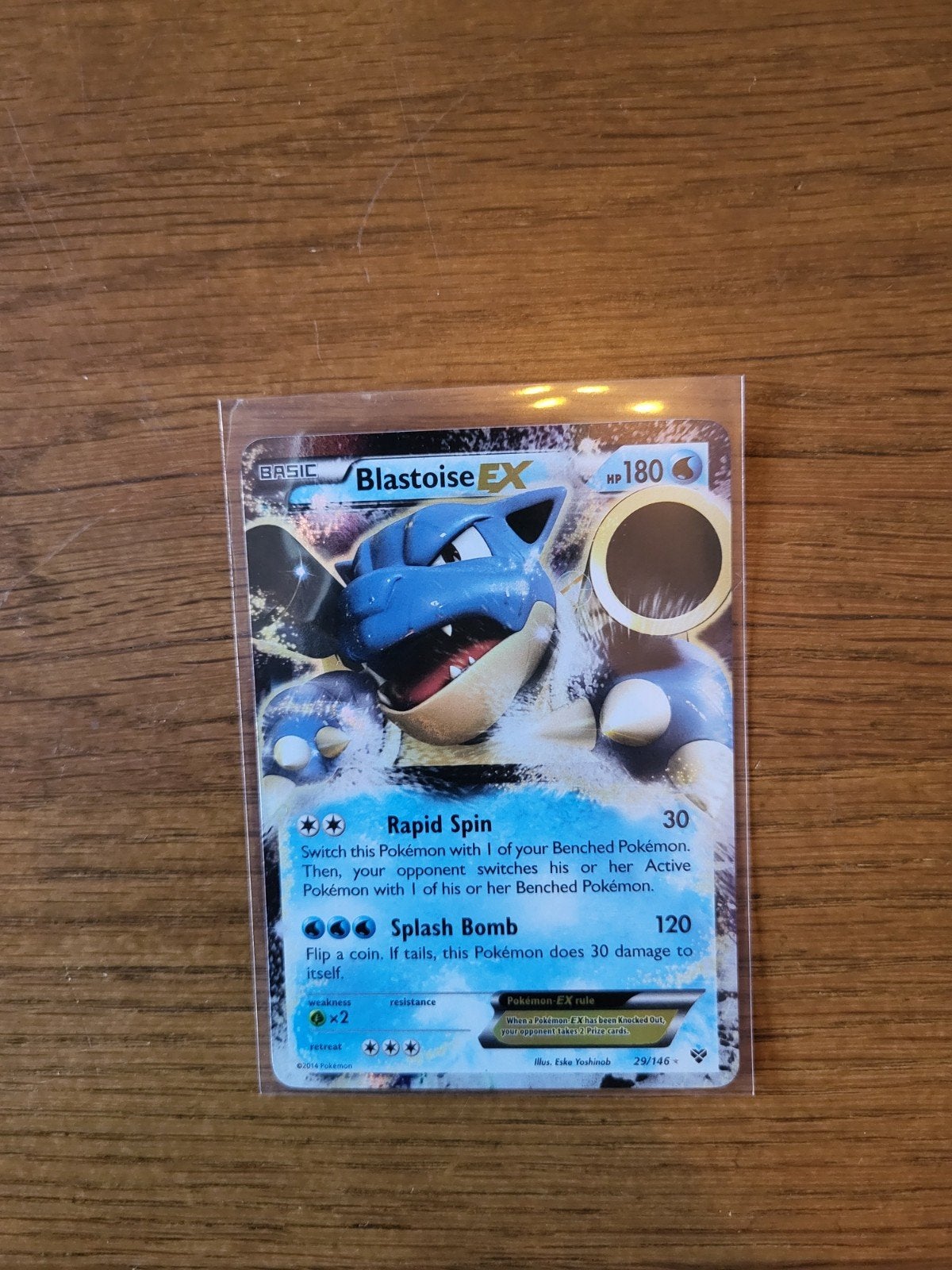 Blastoise ex 29/146 Pokémon XY, Ophalen of Verzenden, Gebruikt, Losse kaart, Foil