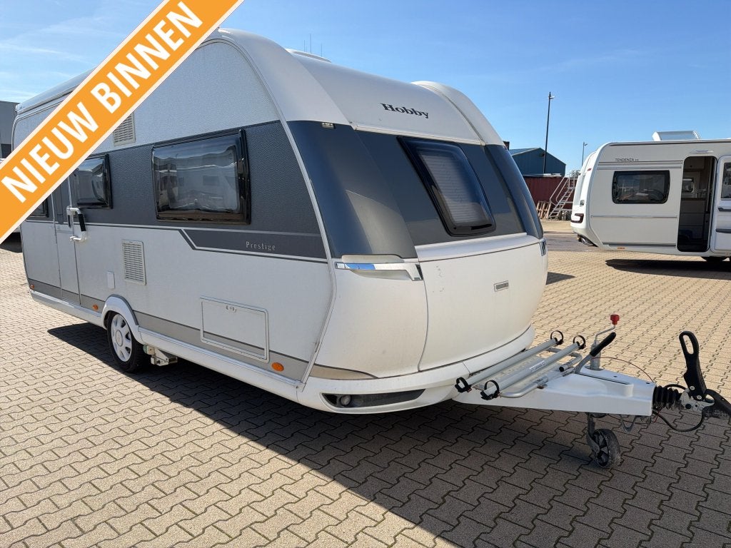 Hobby Prestige 495 UL Enkele bedden, Caravans en Kamperen, Rondzit, Hobby, Bedrijf, 4 tot 5 meter