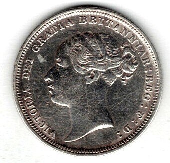 26-1767 Engeland 6 pence 1883, Ophalen of Verzenden, Overige landen, Losse munt, Zilver