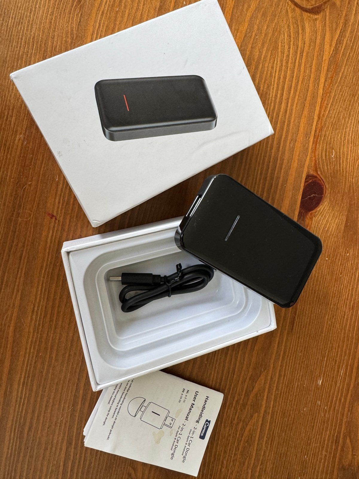 Carme 2-in-1 Car Dongle voor Apple & Android, Ophalen of Verzenden, Zo goed als nieuw