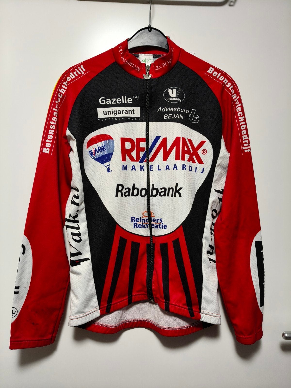 (Heren M) Wielren Vestje Nederlandse bekende Sponsors, Ophalen of Verzenden, Gebruikt, Kleding