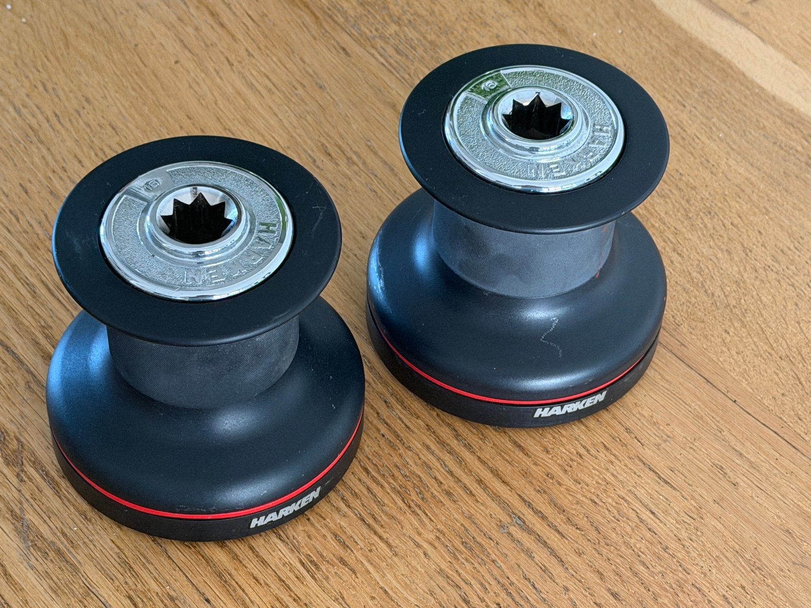 2 x Harken 16 two speed lieren, Ophalen of Verzenden, Gebruikt, Overige typen